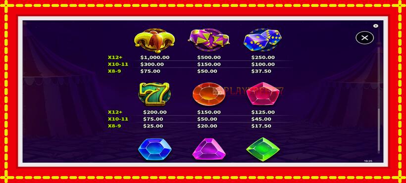 Slot machine Jokers Pyromania with access to free game online, picture 7