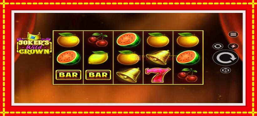 Slot machine Jokers Wild Crown with access to free game online, picture 1