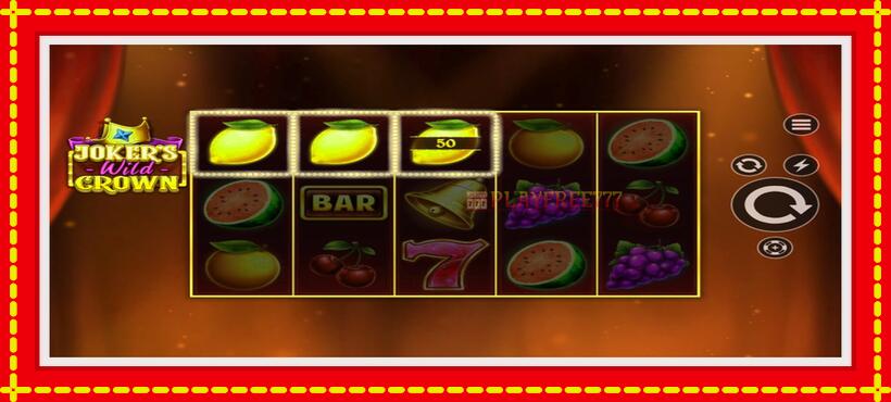 Slot machine Jokers Wild Crown with access to free game online, picture 2