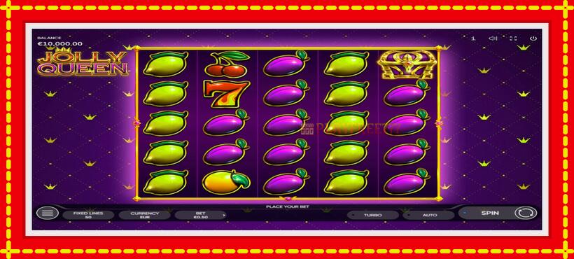 Slot machine Jolly Queen with access to free game online, picture 1