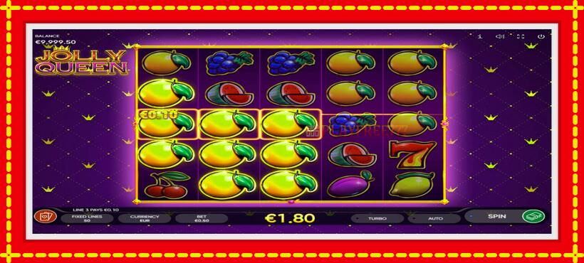 Slot machine Jolly Queen with access to free game online, picture 2