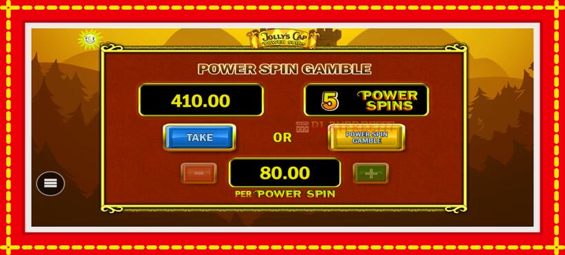 Slot machine Jollys Cap Power Spins with access to free game online, picture 3