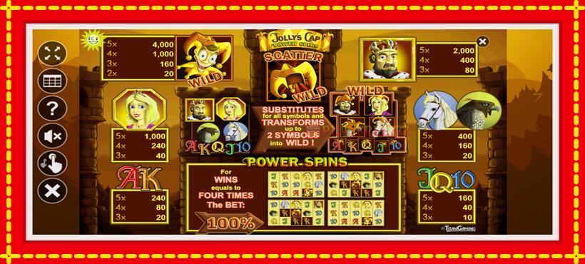 Slot machine Jollys Cap Power Spins with access to free game online, picture 6