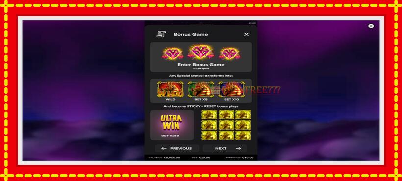 Slot machine Judgement of Anubis with access to free game online, picture 5