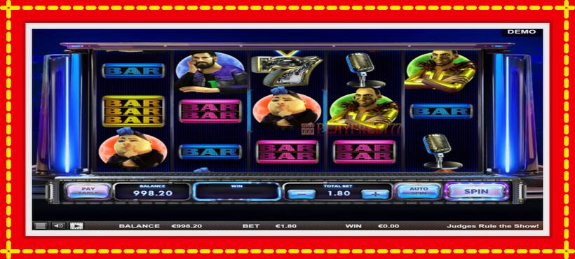 Slot machine Judges Rule the Show with access to free game online, picture 2