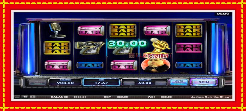 Slot machine Judges Rule the Show with access to free game online, picture 3