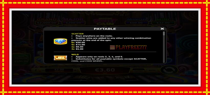 Slot machine JuegaenLinea Immortal Ways Sweet Coin with access to free game online, picture 4