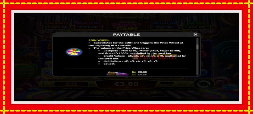 Slot machine JuegaenLinea Immortal Ways Sweet Coin with access to free game online, picture 5