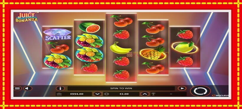 Slot machine Juicy Bonanza with access to free game online, picture 3