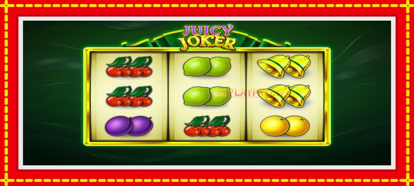 Slot machine Juicy Joker with access to free game online, picture 3