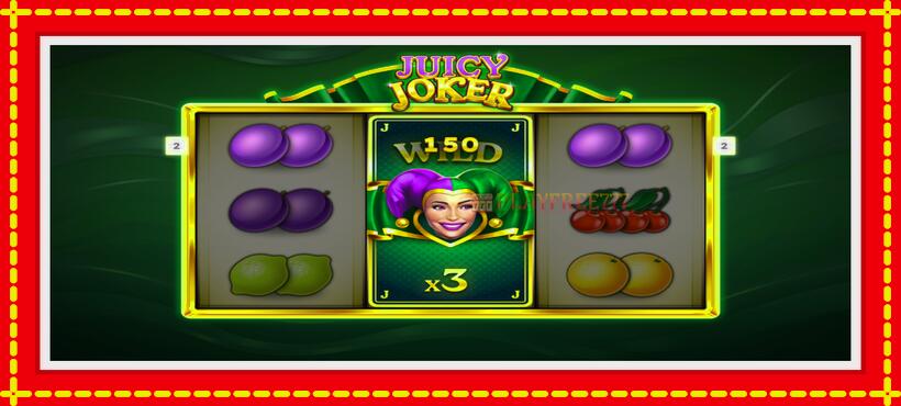 Slot machine Juicy Joker with access to free game online, picture 4