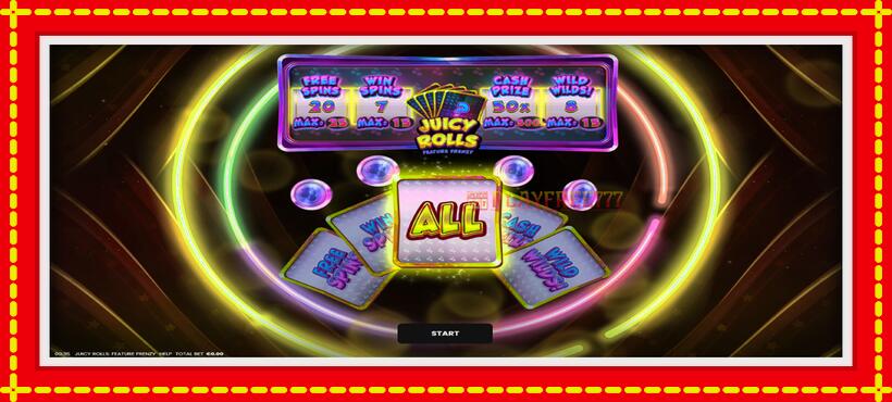 Slot machine Juicy Rolls: Feature Frenzy with access to free game online, picture 1