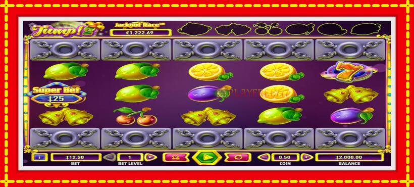 Slot machine Jump! 2 with access to free game online, picture 1