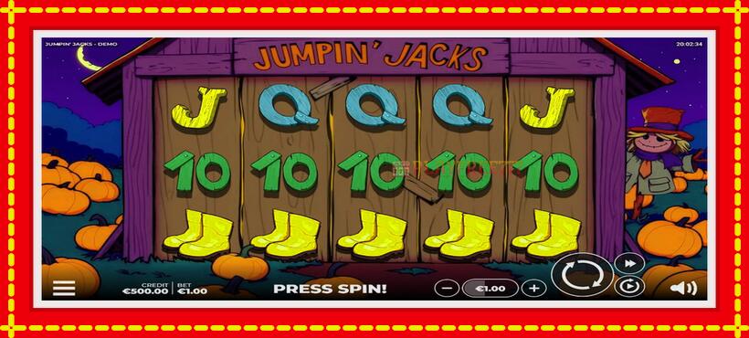 Slot machine Jumpin Jacks with access to free game online, picture 1