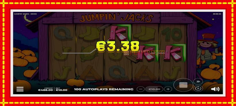 Slot machine Jumpin Jacks with access to free game online, picture 2