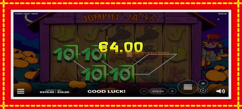 Slot machine Jumpin Jacks with access to free game online, picture 5