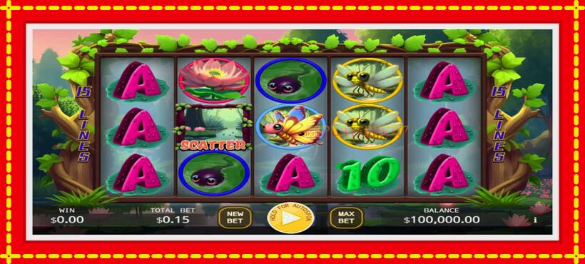 Slot machine Jumping Frog with access to free game online, picture 1