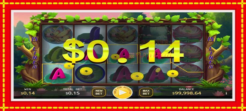 Slot machine Jumping Frog with access to free game online, picture 2