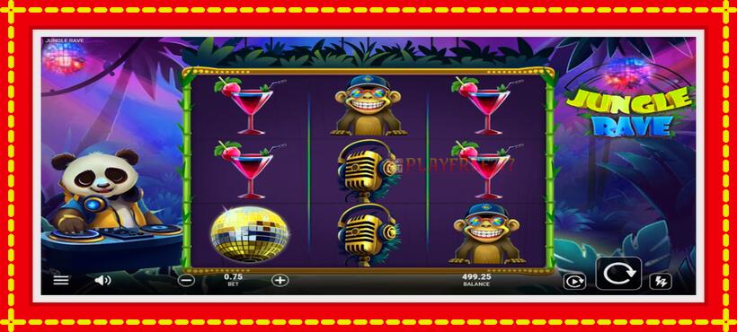 Slot machine Jungle Rave with access to free game online, picture 2