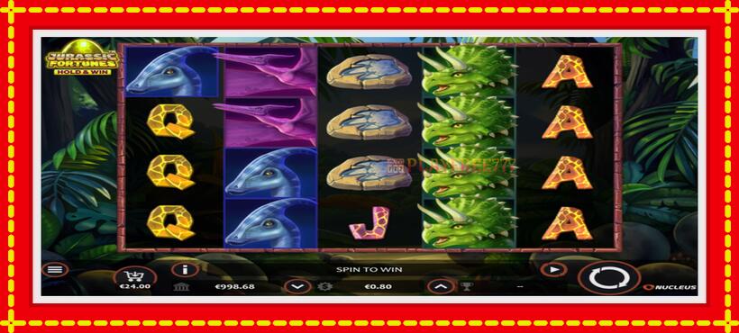 Slot machine Jurassic Fortunes with access to free game online, picture 1