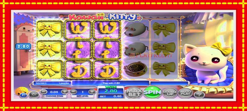 Slot machine Kawaii Kitty with access to free game online, picture 3