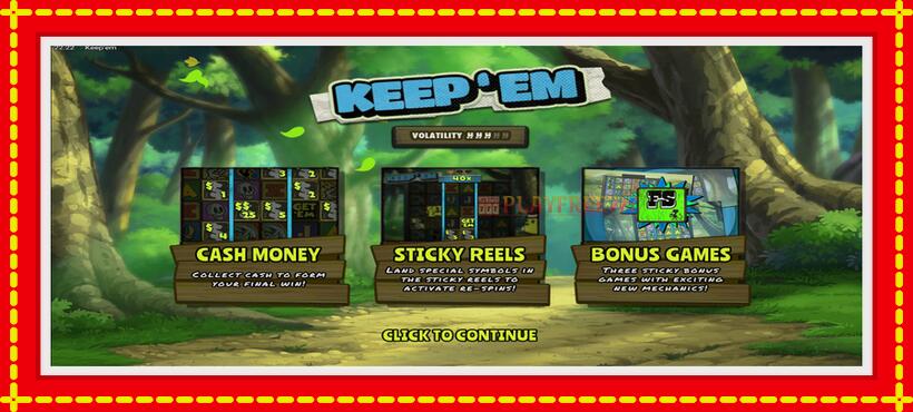 Slot machine Keepem with access to free game online, picture 1