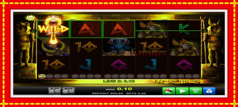 Slot machine Key of the Nile with access to free game online, picture 2