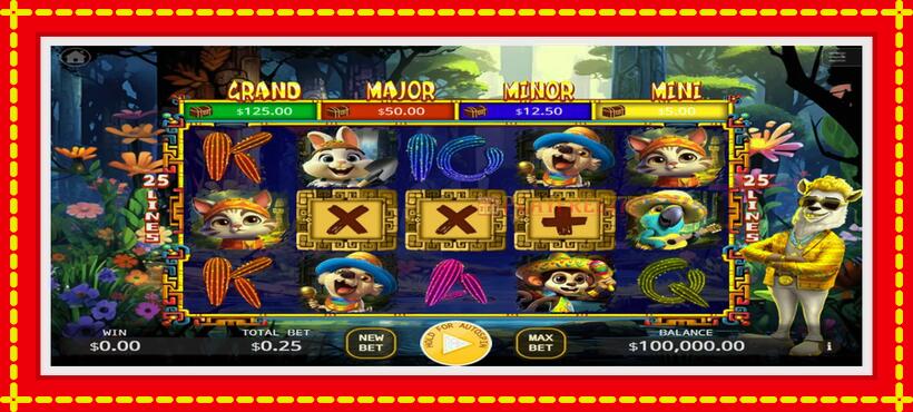 Slot machine Kick Cash Llama with access to free game online, picture 1