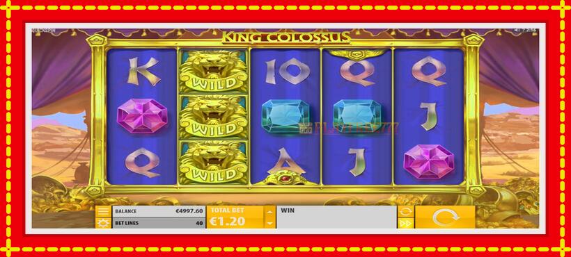 Slot machine King Colossus with access to free game online, picture 2