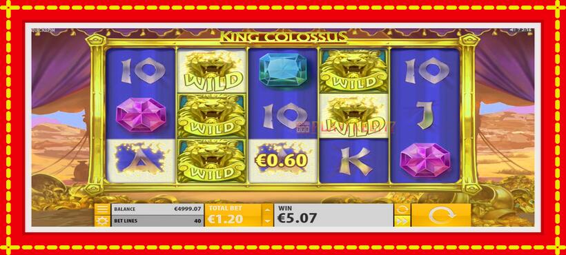 Slot machine King Colossus with access to free game online, picture 3