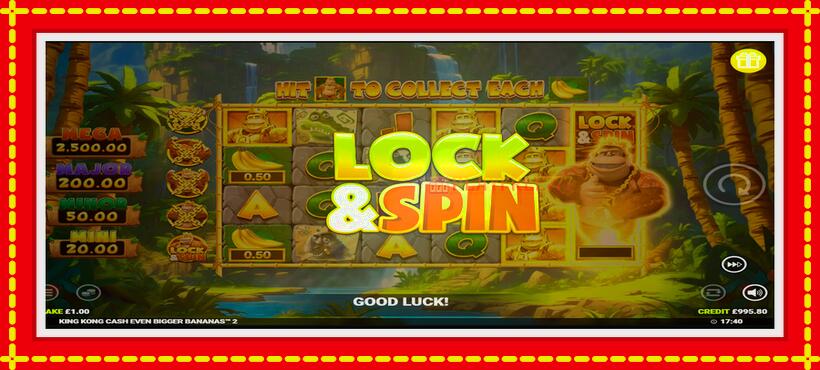 Slot machine King Kong Cash Even Bigger Bananas 2 with access to free game online, picture 5