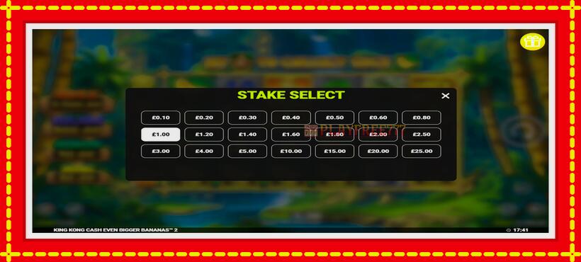 Slot machine King Kong Cash Even Bigger Bananas 2 with access to free game online, picture 6