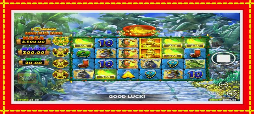 Slot machine King Kong Cash Even Bigger Bananas Power Play with access to free game online, picture 3