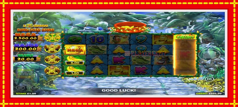 Slot machine King Kong Cash Even Bigger Bananas Power Play with access to free game online, picture 4