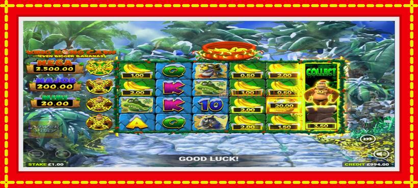 Slot machine King Kong Cash Even Bigger Bananas Power Play with access to free game online, picture 5