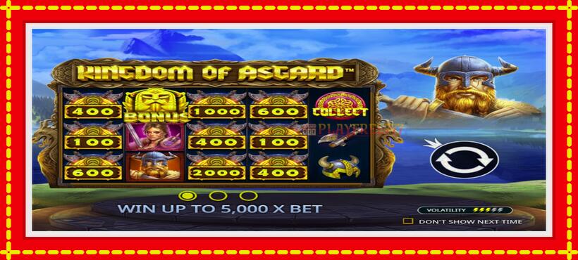 Slot machine Kingdom of Asgard with access to free game online, picture 1