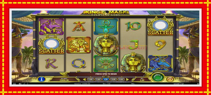 Slot machine King’s Mask Eclipse of Gods with access to free game online, picture 2