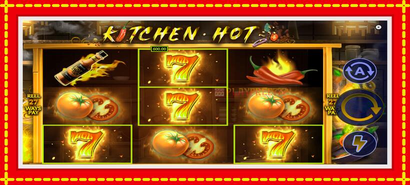 Slot machine Kithchen Hot with access to free game online, picture 2