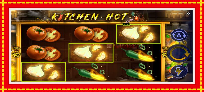 Slot machine Kithchen Hot with access to free game online, picture 3