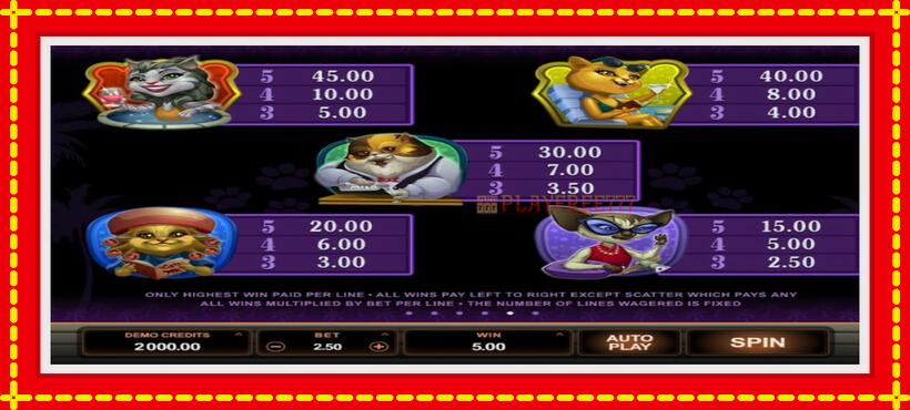 Slot machine Kitty Cabana with access to free game online, picture 4