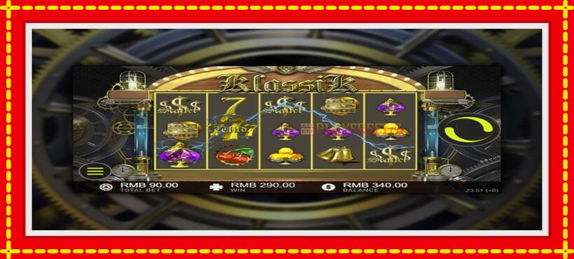 Slot machine Klassik with access to free game online, picture 3