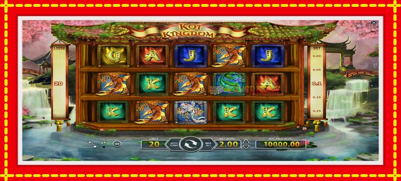 Slot machine Koi Kingdom with access to free game online, picture 1