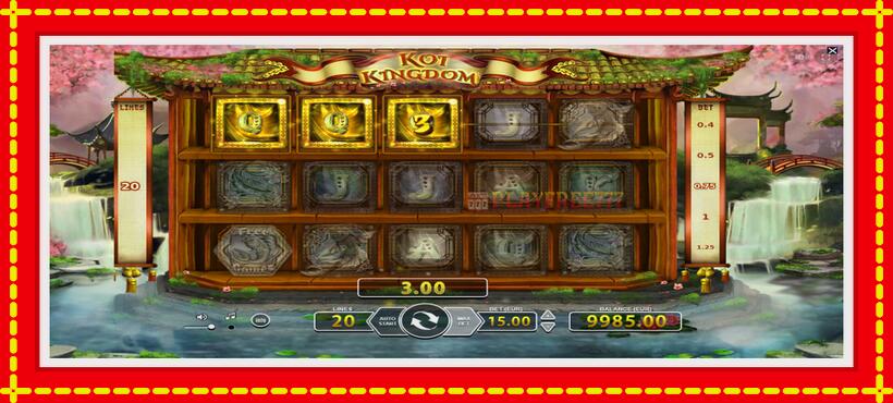 Slot machine Koi Kingdom with access to free game online, picture 2