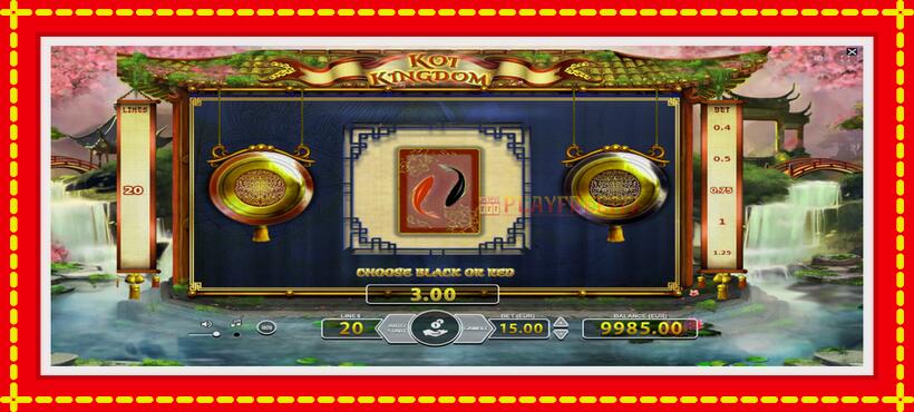 Slot machine Koi Kingdom with access to free game online, picture 3