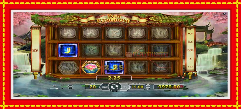 Slot machine Koi Kingdom with access to free game online, picture 4