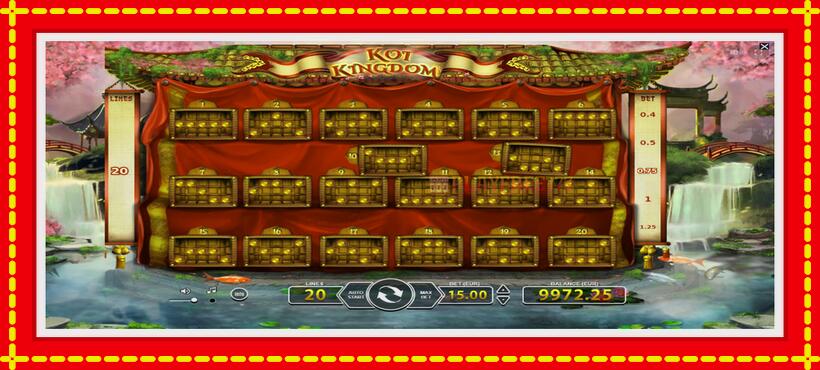 Slot machine Koi Kingdom with access to free game online, picture 6