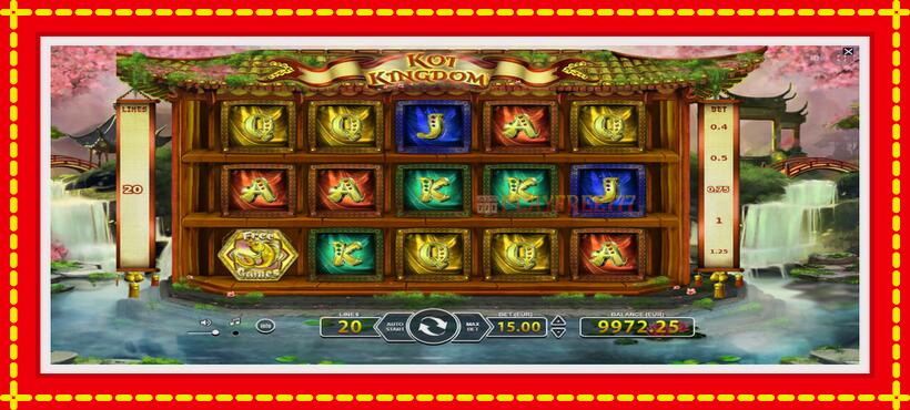 Slot machine Koi Kingdom with access to free game online, picture 7