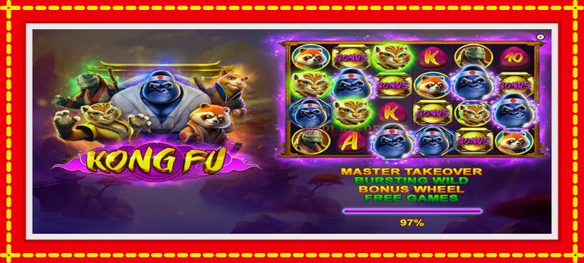 Slot machine Kong Fu with access to free game online, picture 1