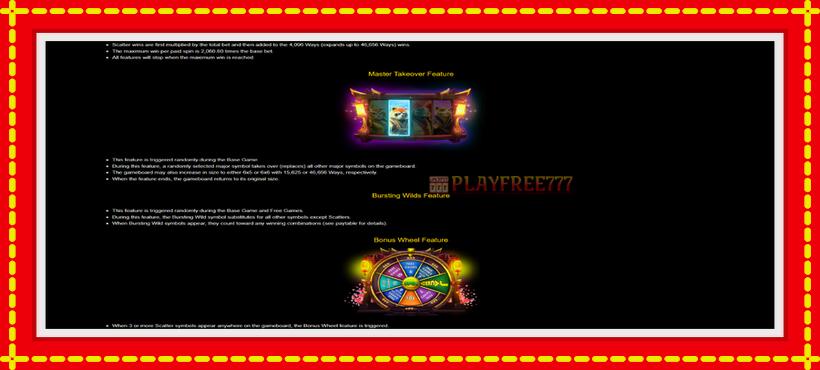 Slot machine Kong Fu with access to free game online, picture 6