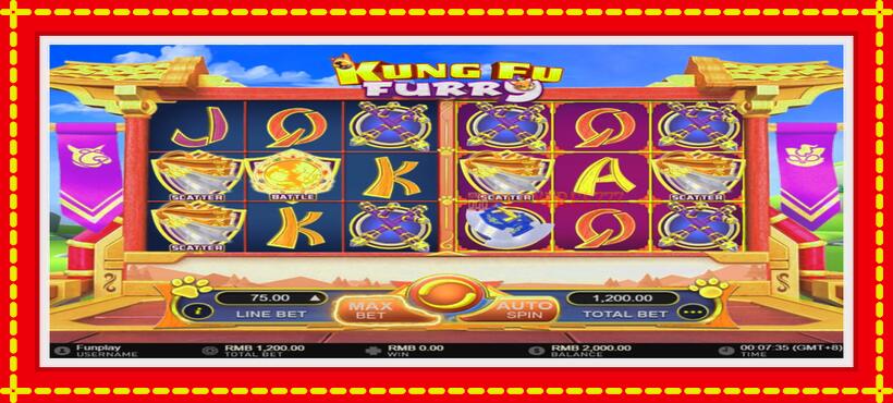 Slot machine Kung fu Furry with access to free game online, picture 2